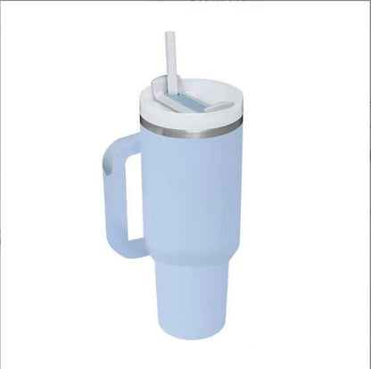 Hot and Cold Tumbler with Straw