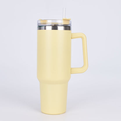 Hot and Cold Tumbler with Straw