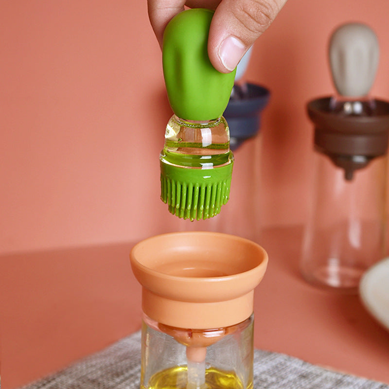 Oil Bottle with Dropper and Brush